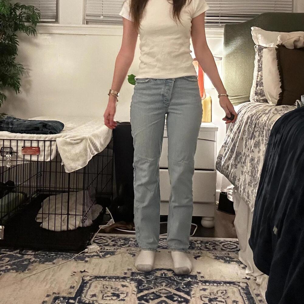 Abercrombie Curve Love Dad Jeans